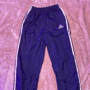 vintage navy blue Adidas sweatpants